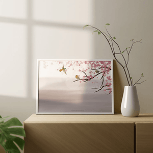 tableau représentant un paysage 