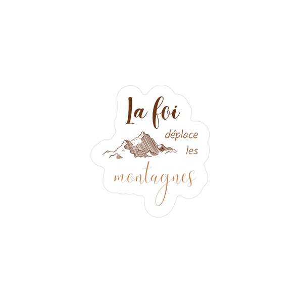 STICKER LA FOI - Etoiles Divines