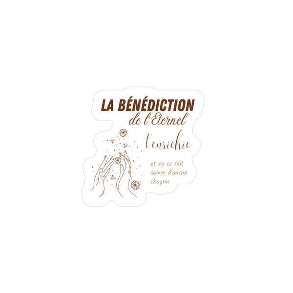 STICKER BENEDICTION DE L'ETERNEL - Etoiles Divines