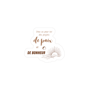 STICKER PAIX ET BONHEUR - Etoiles Divines
